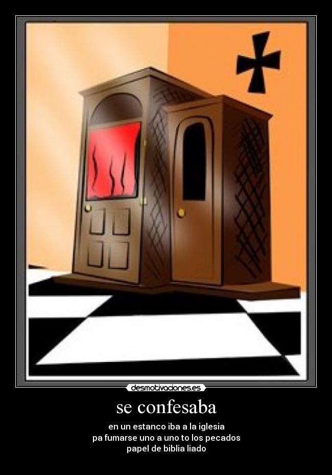 se confesaba - 