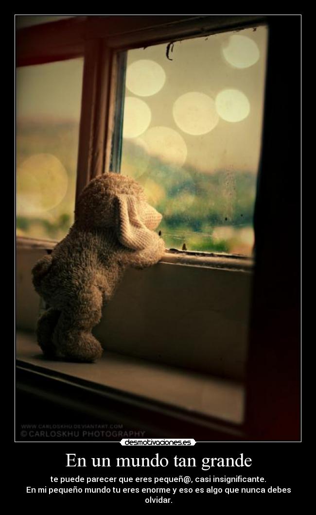 En un mundo tan grande - 