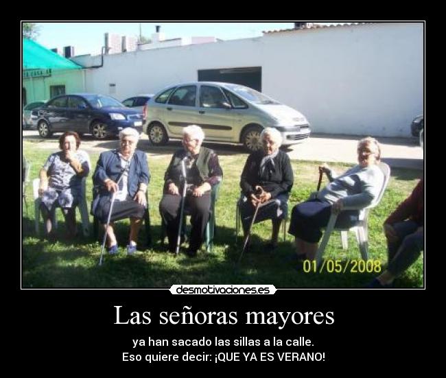 Las señoras mayores - 