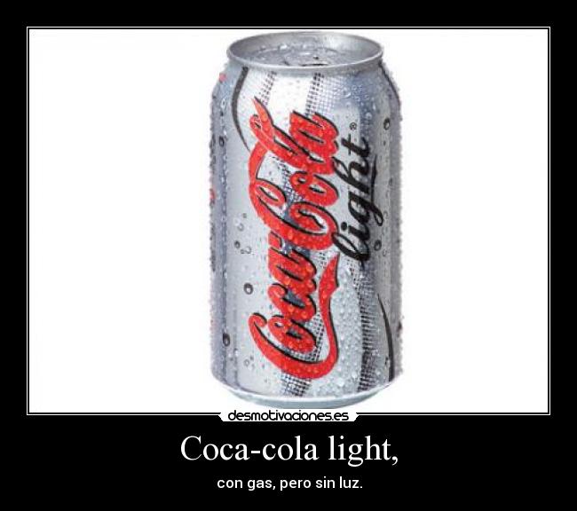 Coca-cola light, - 