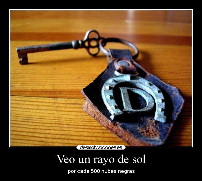 Veo un rayo de sol - 