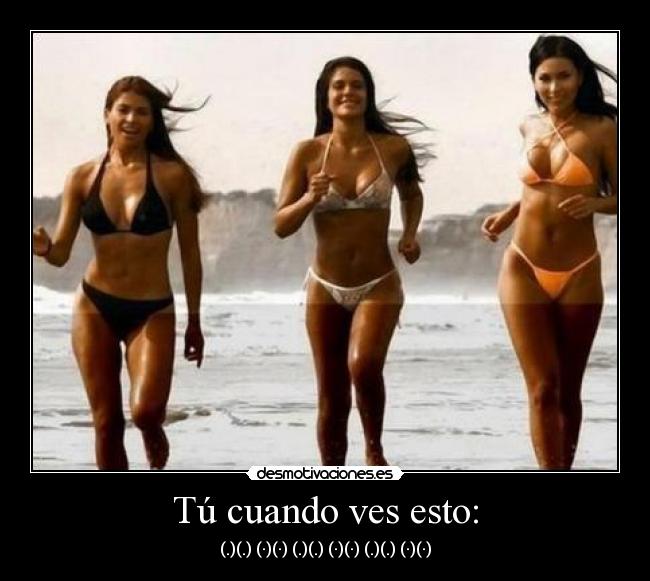 Tú cuando ves esto: - (.)(.) (·)(·) (.)(.) (·)(·) (.)(.) (·)(·)