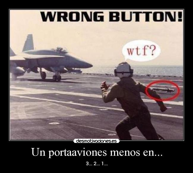 Un portaaviones menos en... - 