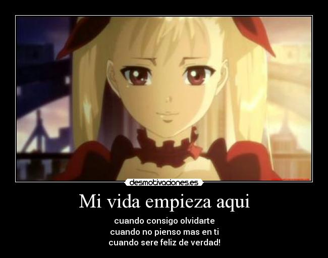 Mi vida empieza aqui -