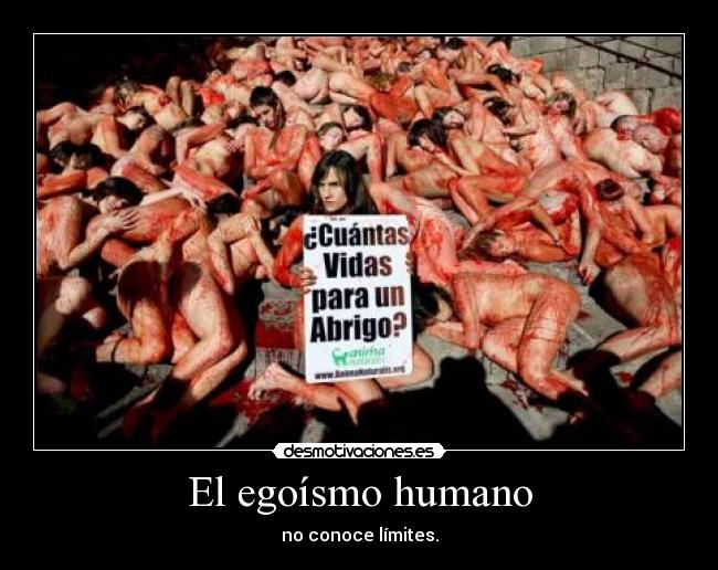 El egoísmo humano -