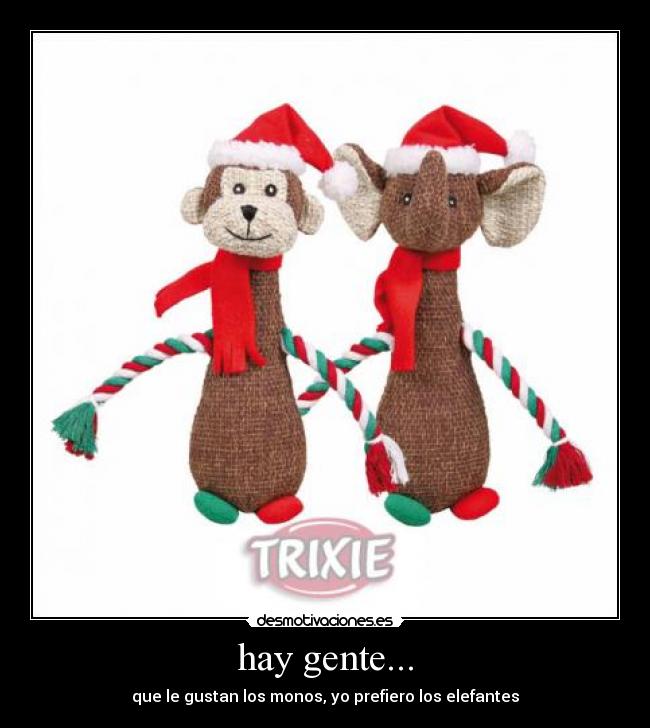 hay gente... -