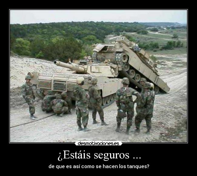 ¿Estáis seguros ... -