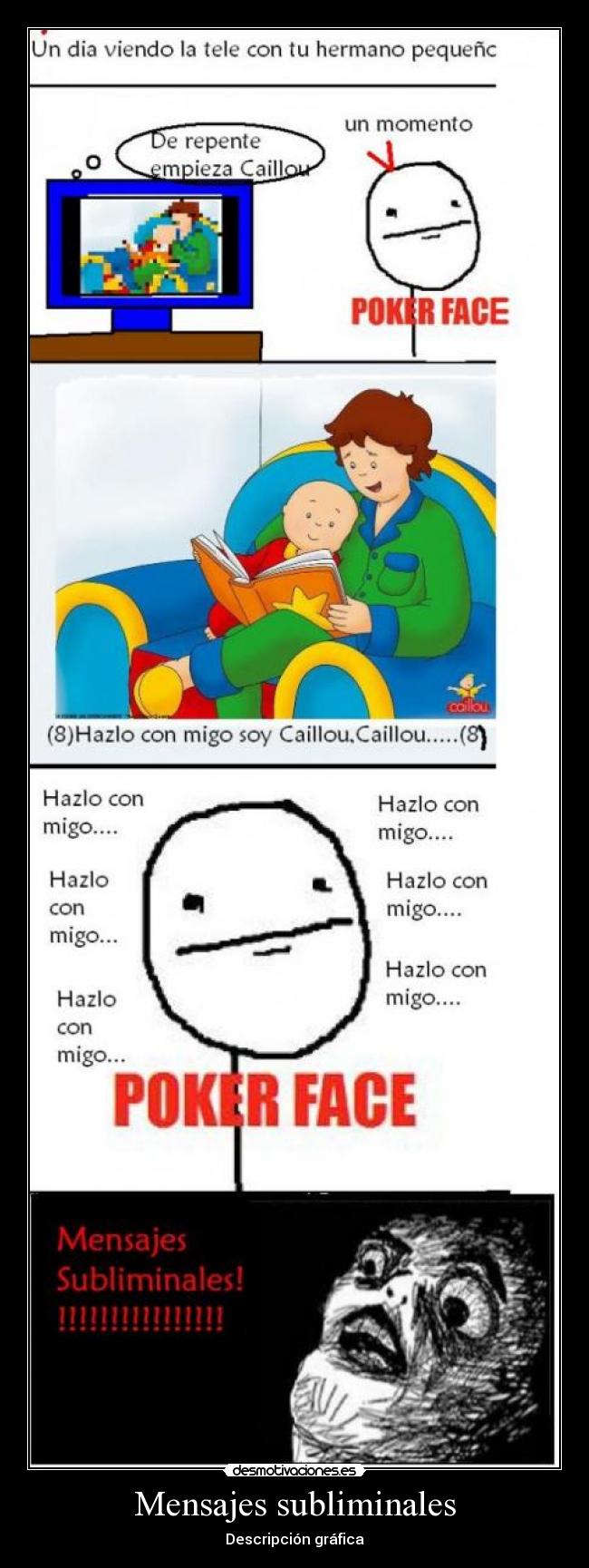 Mensajes subliminales - Descripción gráfica
