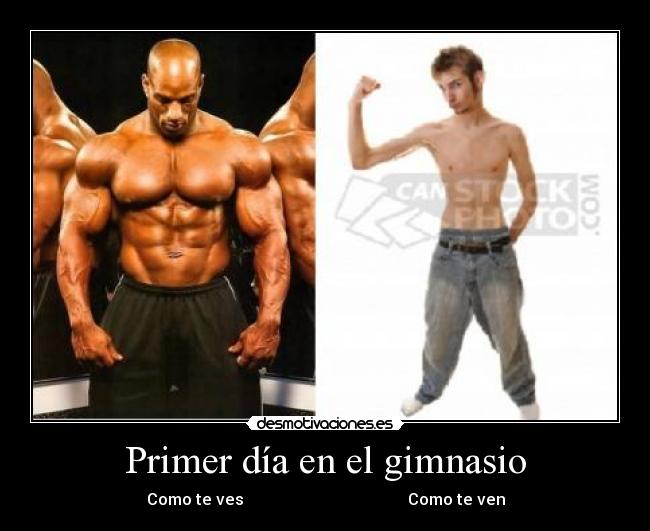 Primer día en el gimnasio - 