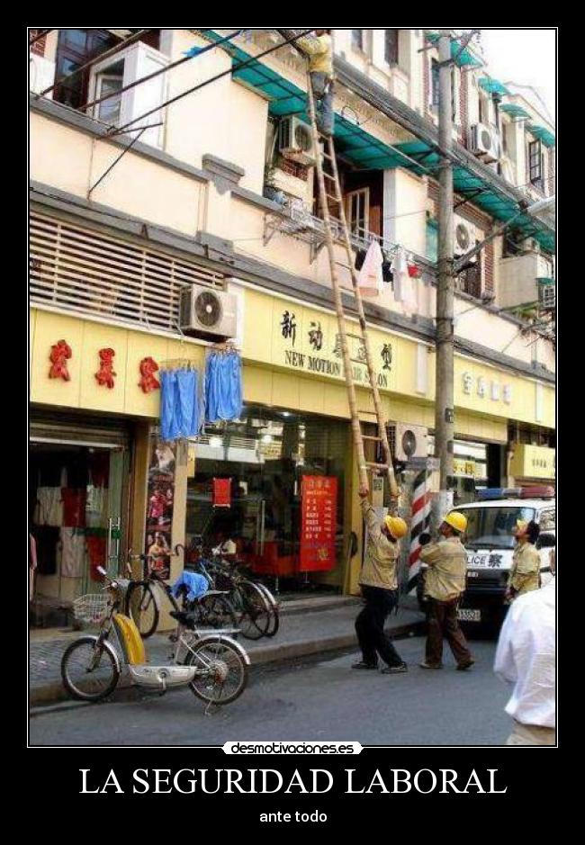 LA SEGURIDAD LABORAL -