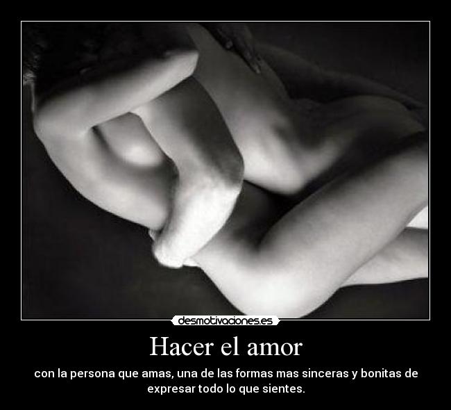 Hacer el amor - 