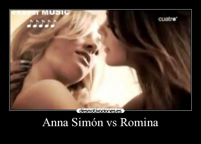 Anna Simón vs Romina - 