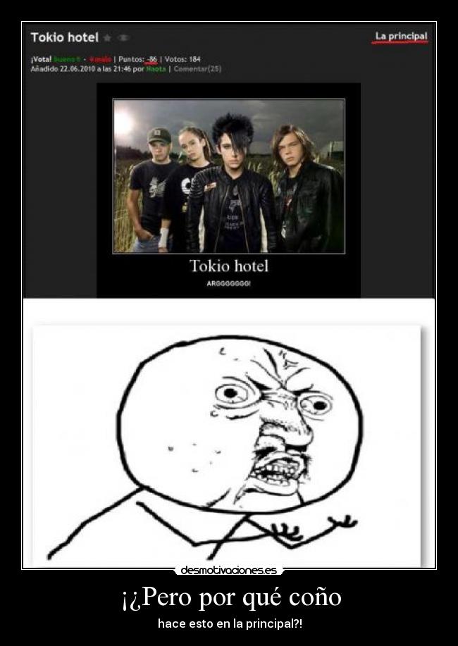 ¡¿Pero por qué coño -