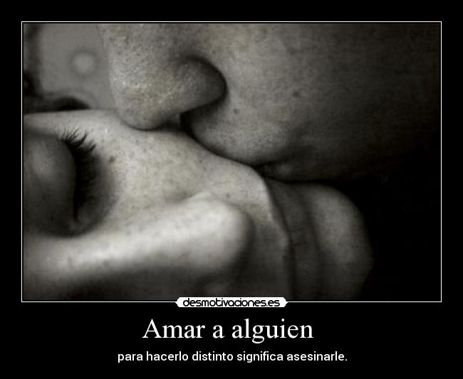 Amar a alguien -