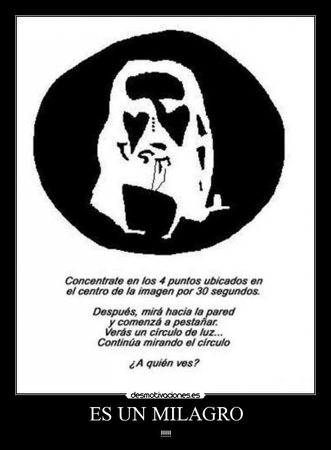 ES UN MILAGRO - !!!!!