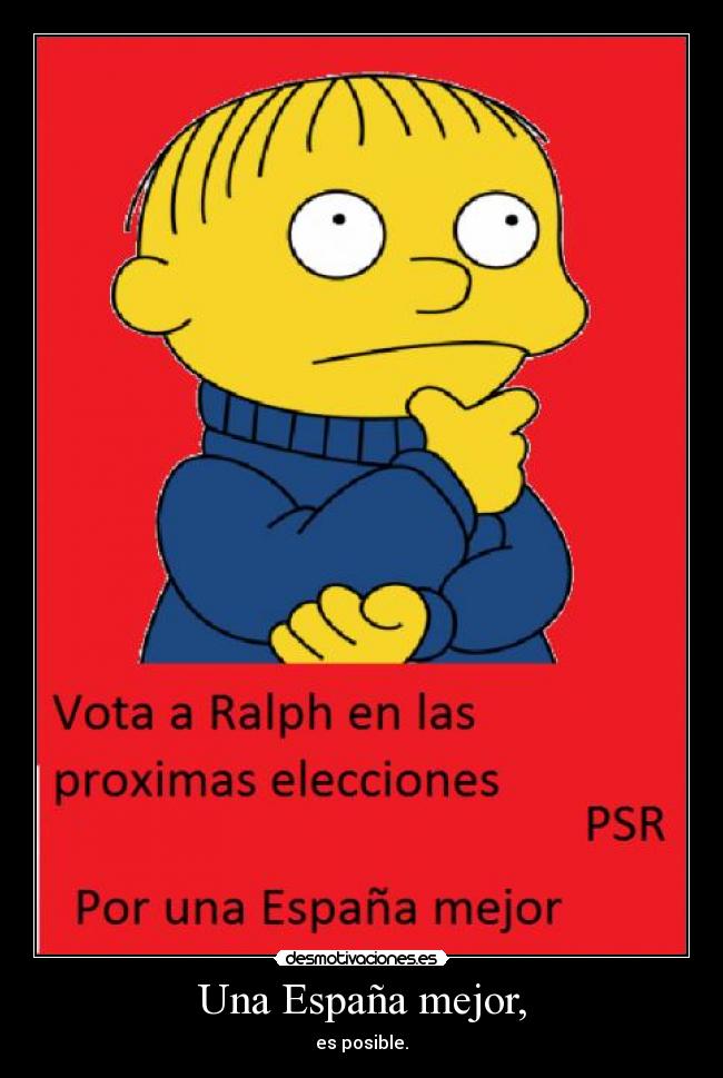 Una España mejor, -