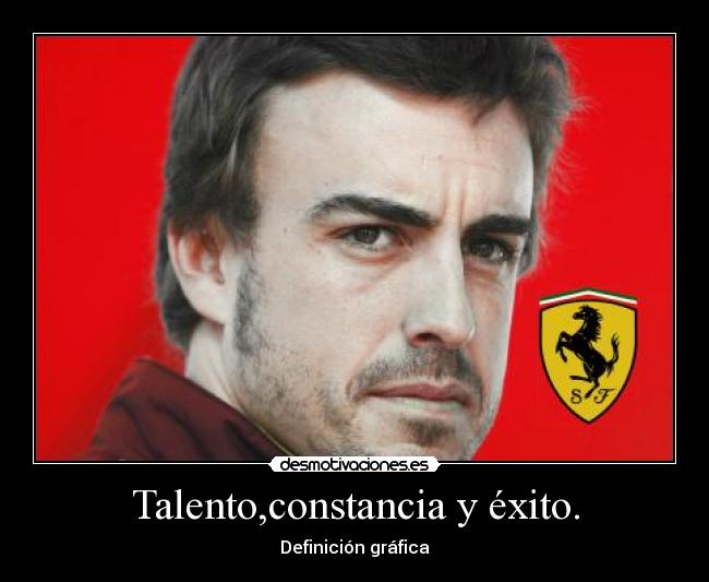 Talento,constancia y éxito. -