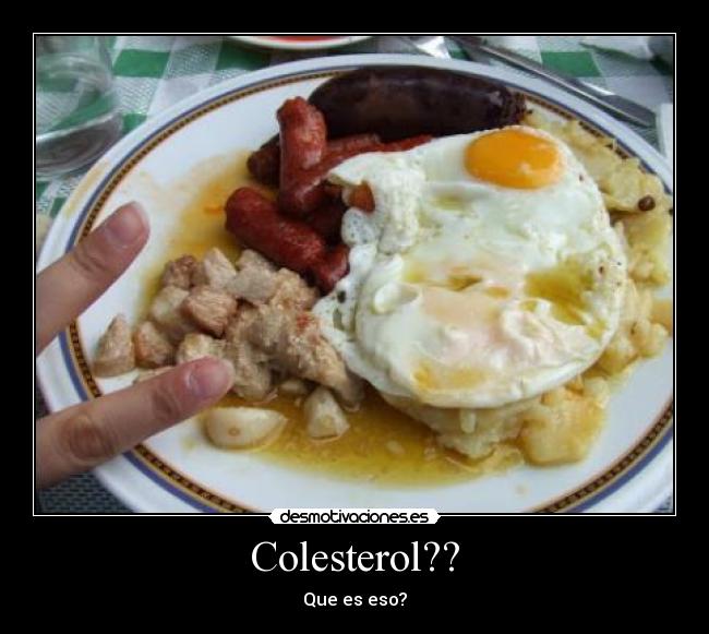 Colesterol?? - Que es eso?