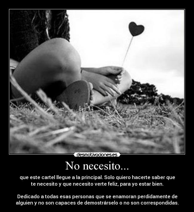 No necesito... - 