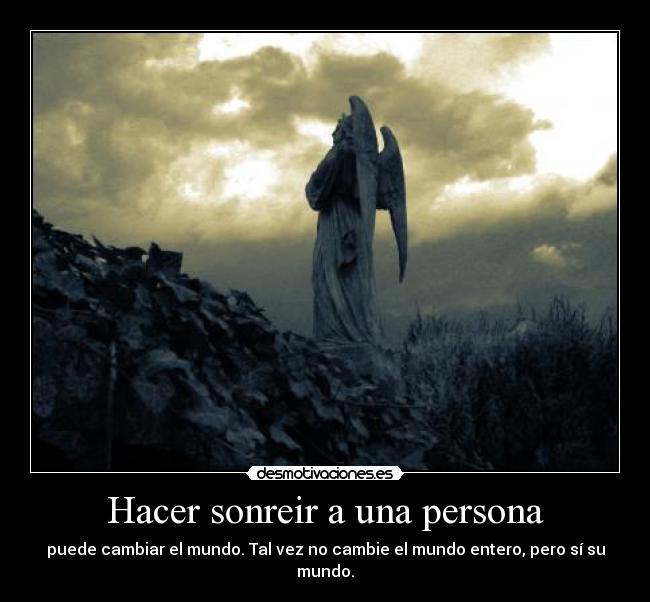 Hacer sonreir a una persona - 