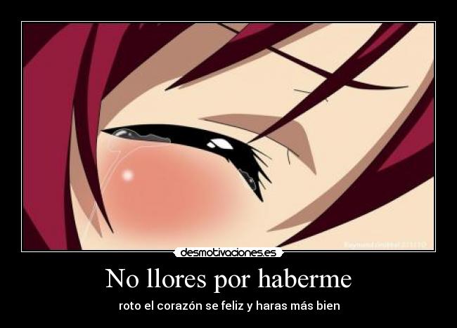 No llores por haberme - 