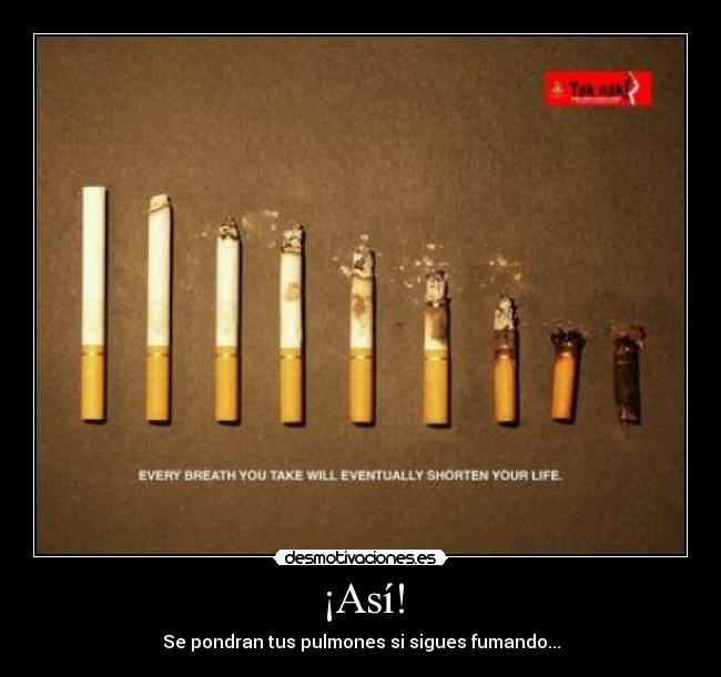 carteles cigarro desmotivaciones