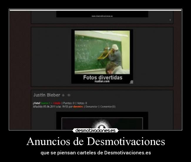 Anuncios de Desmotivaciones - 