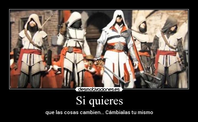 carteles assassins cambiar desmotivaciones