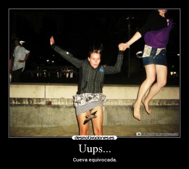 Uups... - Cueva equivocada.
