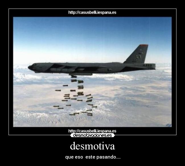 desmotiva - que eso este pasando....