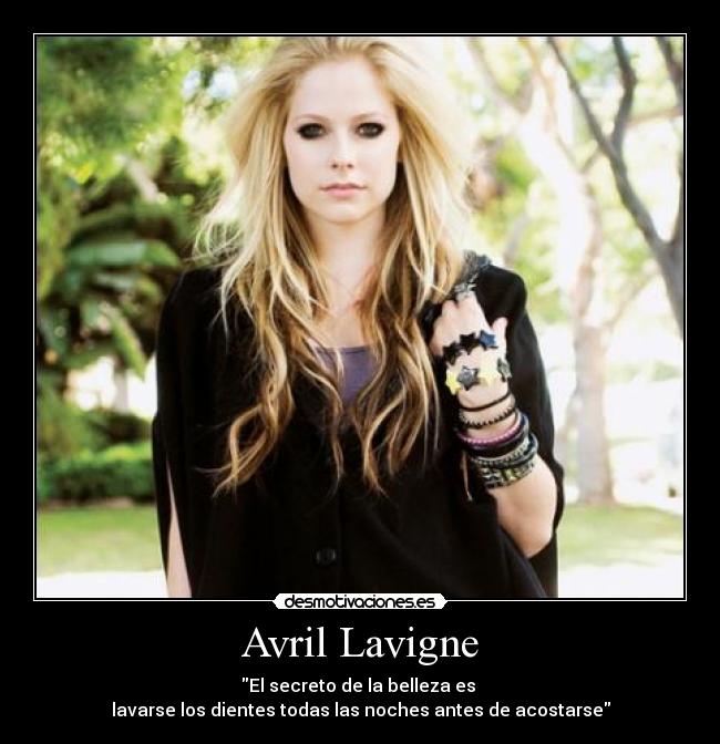 carteles avril lavigne desmotivaciones