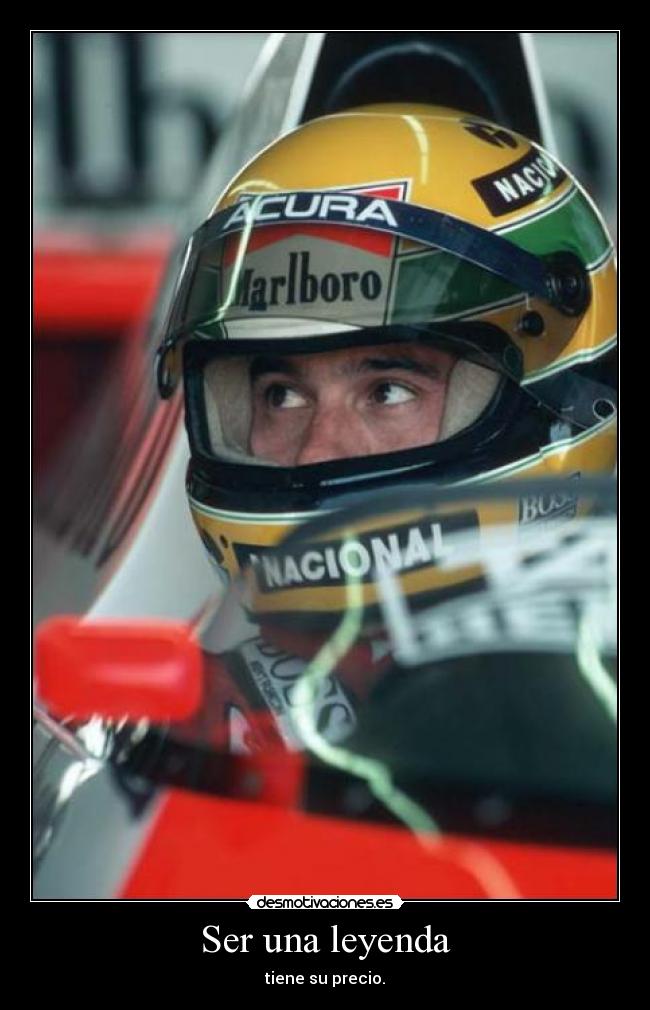 Ser una leyenda - tiene su precio.