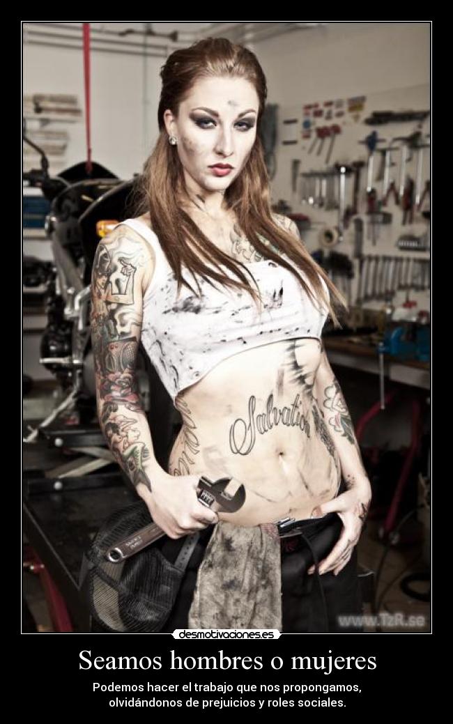 Seamos hombres o mujeres -