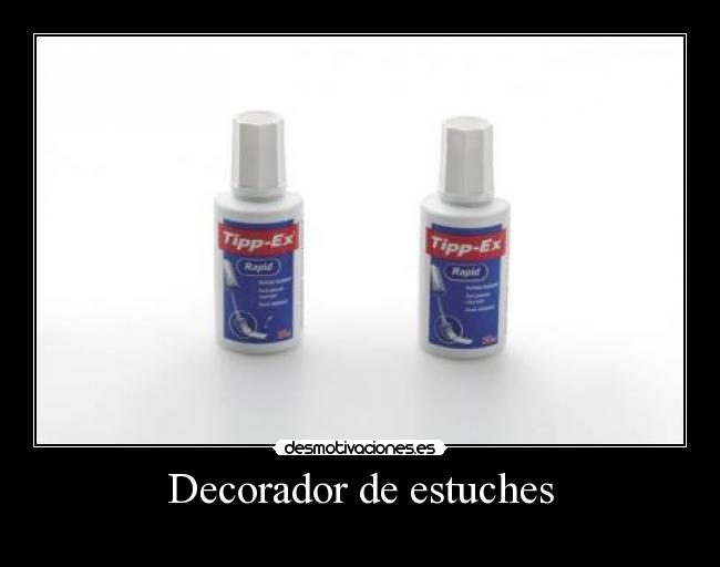 Decorador de estuches - 
