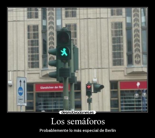 Los semáforos - Probablemente lo más especial de Berlín