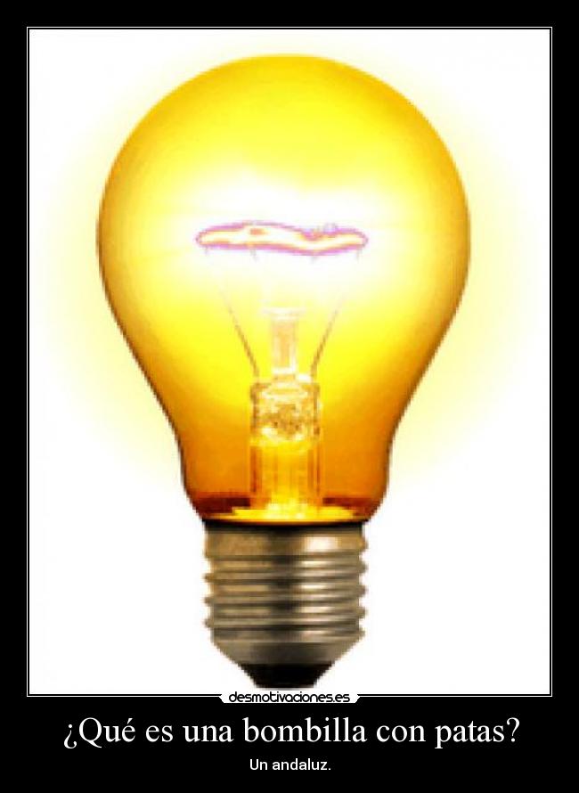 ¿Qué es una bombilla con patas? - 
