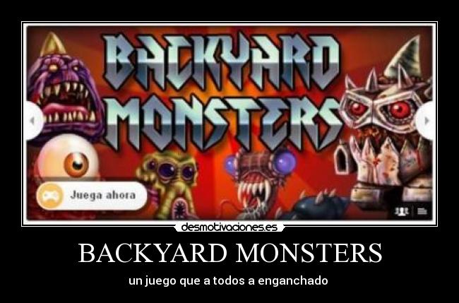 BACKYARD MONSTERS - un juego que a todos a enganchado 