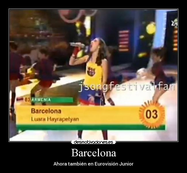 Barcelona - Ahora también en Eurovisión Junior