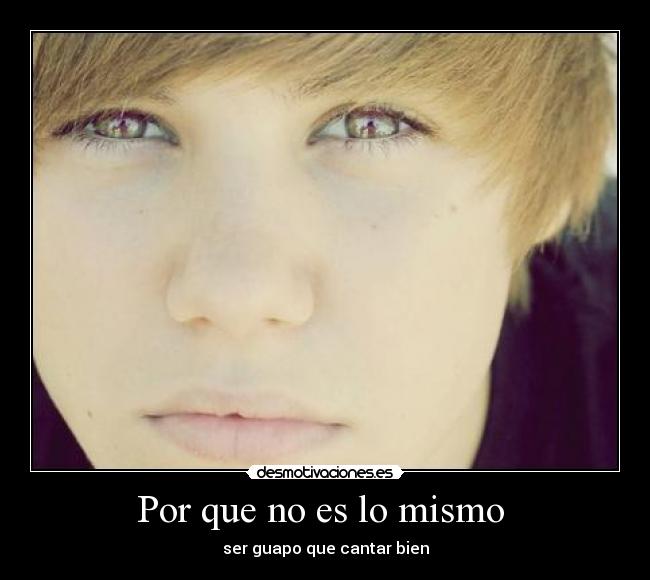 Por que no es lo mismo -