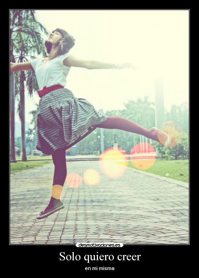 Solo quiero creer -