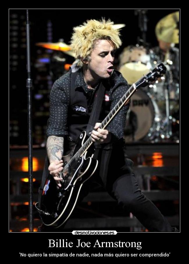 carteles billie joe armstrong green day desmotivaciones