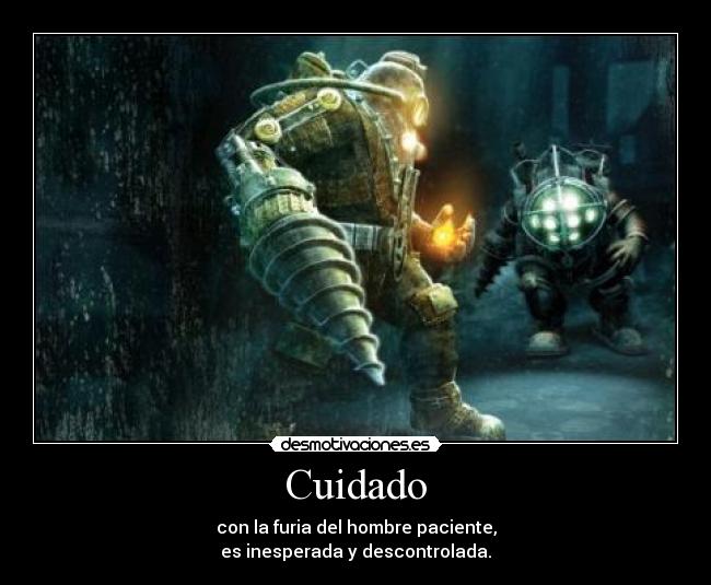 carteles desmotivaciones bioshock sujeto delta paciencia desmotivaciones