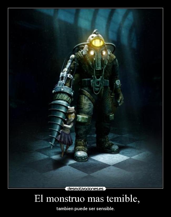 carteles desmotivaciones bioshock bioshock temible big daddy sujeto delta desmotivaciones