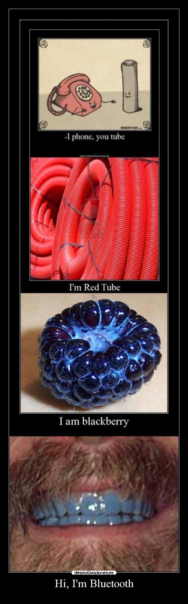 carteles bluetooth phone redtube blackberry desmotivaciones