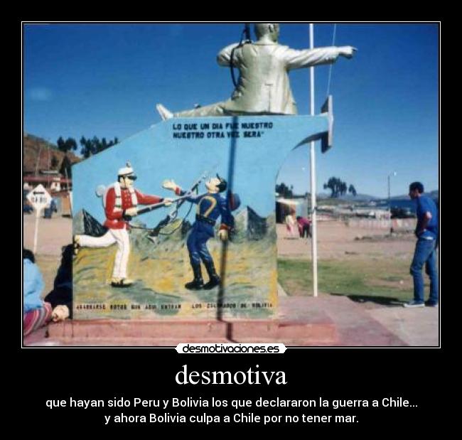 carteles chile bolivia peru gerra desmotivaciones