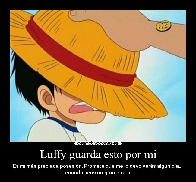 Luffy guarda esto por mi - 