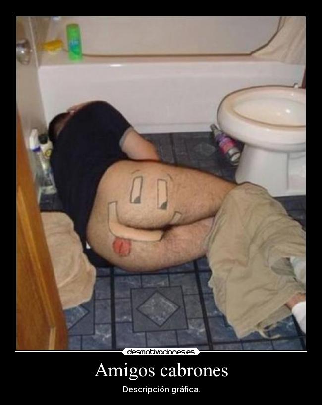 Amigos cabrones - Descripción gráfica.