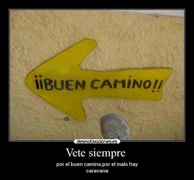 Vete siempre  - 