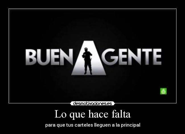 carteles buena gente desmotivaciones