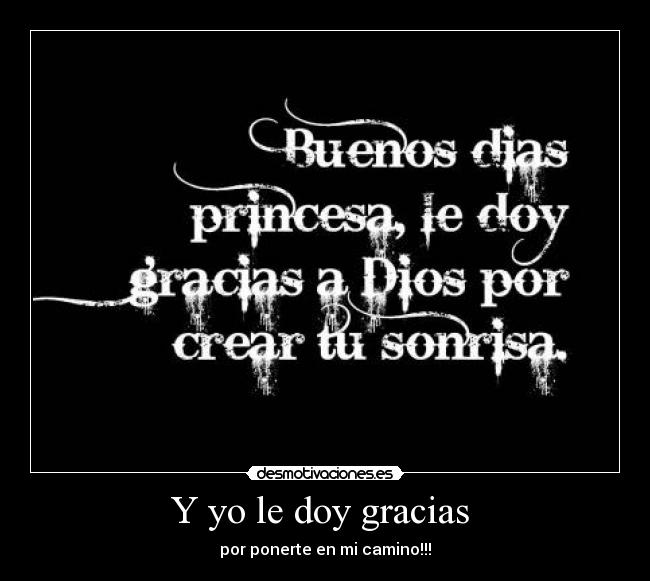 Y yo le doy gracias  - 